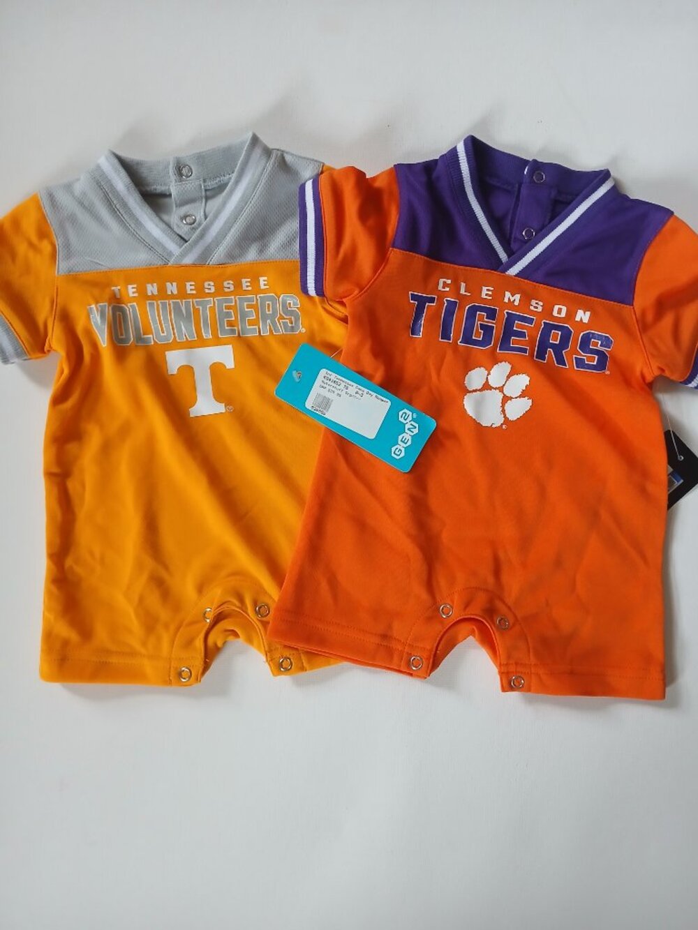 Gen2 Sports 2 Baby Football Rompers 0-3 Months
